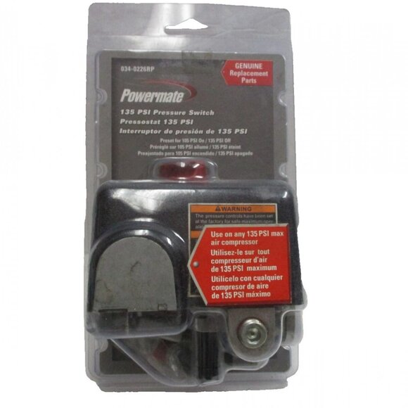 Powermate Pressure Switch, 105-135 psi, 4 Port 034-0226RP - Picture 1 of 3